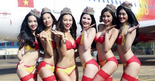 비엣젯항공 승무원들. 항공사 제공