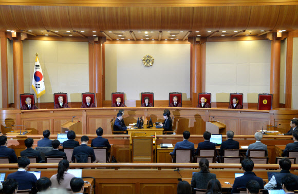 헌법재판소, 박근혜 대통령 파면 결정