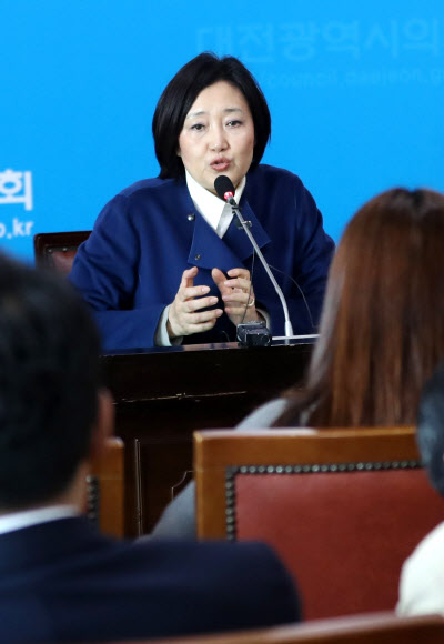 박영선 ”안희정 만이 확실한 정권 교체”