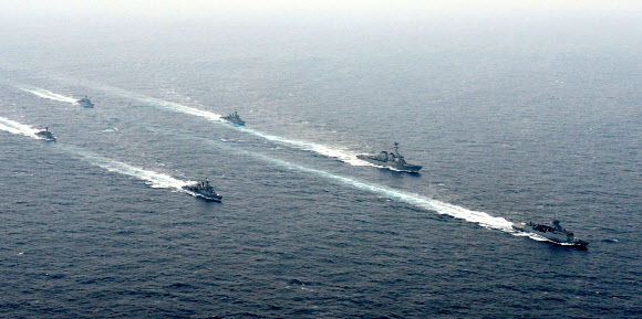 제주 해역서 한-미 연합 해상기동훈련