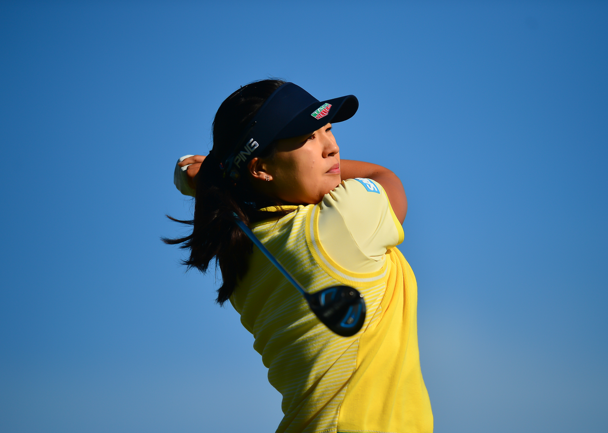 기아클래식 3라운드 중인 전인지 선수