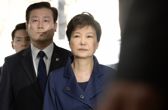 박근혜 전 대통령, 구속 전 피의자 심문 출석