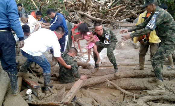 콜롬비아 폭우·산사태… 최소 254명 사망 