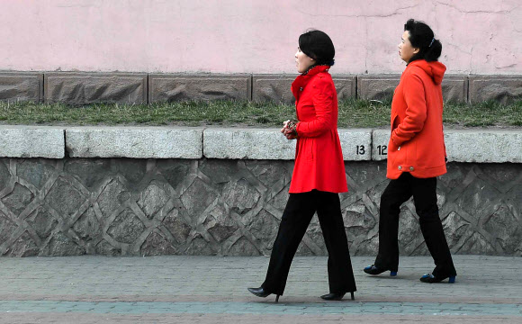 평양의 원색적 패션