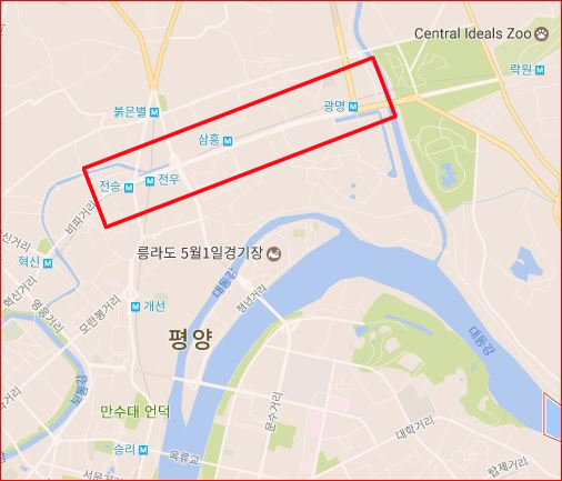 여명거리 위치도 구글 맵스