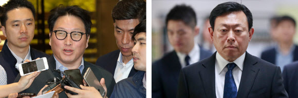 한 사람은 출국, 한 사람은 출석