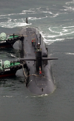 미국 전략무기 핵 잠수함 미시간