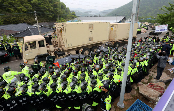사드 성주골프장 전격 배치