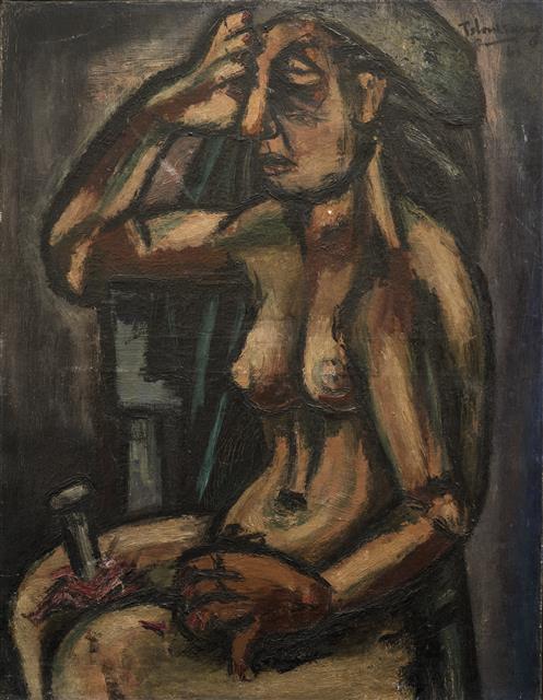 카밀 알텔미사니, 무제(앉아 있는 누드), 1941년. 국립현대미술관 제공