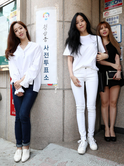 티아라 ’투표 인증샷 남겨요~’
