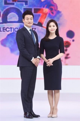 MBC의 대선 개표 방송을 이끌 메인 앵커들.