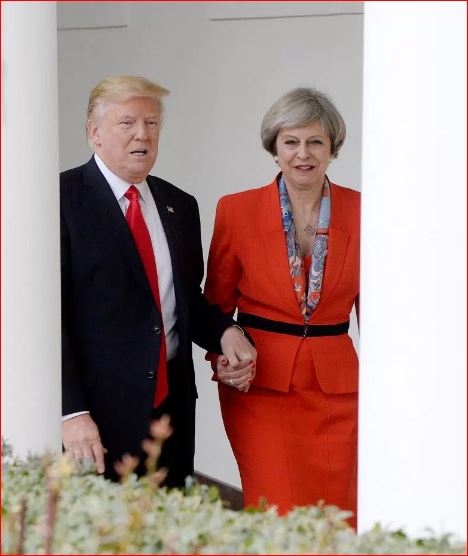트럼프 미국 대통령과 메이 영국 총리