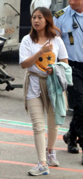 정유라, ‘한국으로 한국으로’