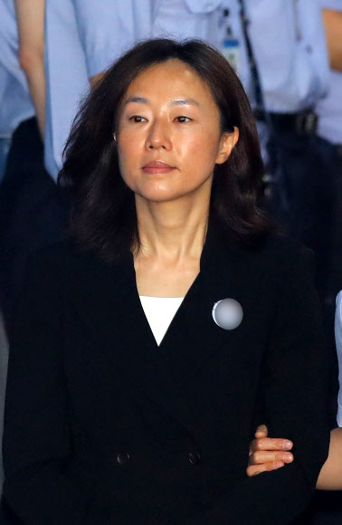 조윤선, 법정 출석