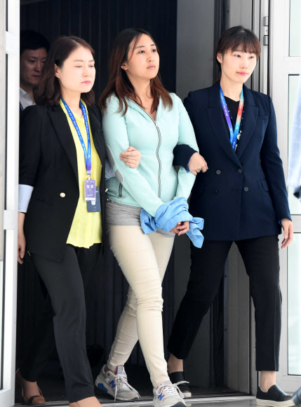 정유라, 드디어 한국 도착