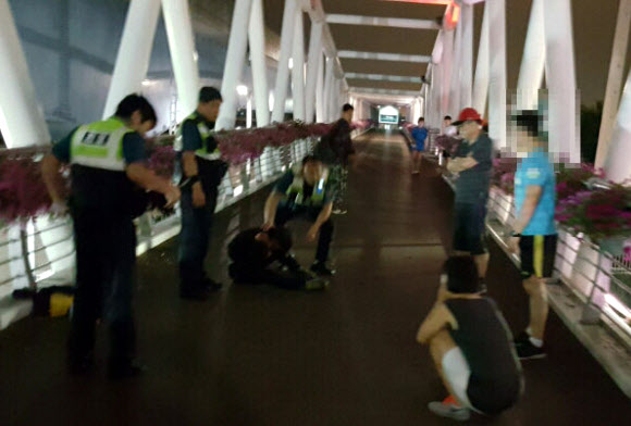 자살 기도자 구조한 탤런트 한정국