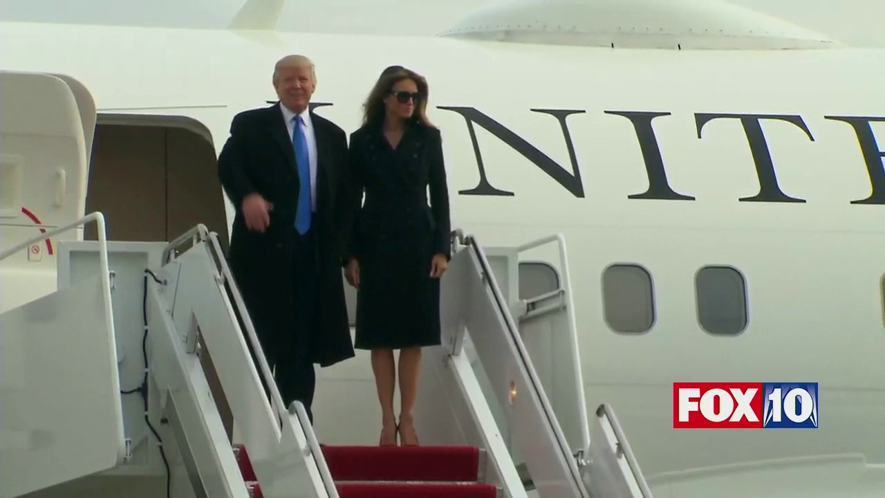 도널드 트럼프 미국 대통령 내외