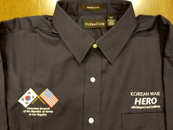 한국전 참전 미군에 ‘한국전 영웅 셔츠’
