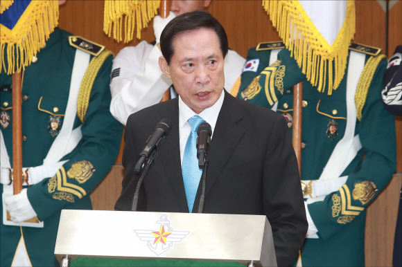 송영무 국방부 장관의 취임사