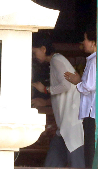 홍라희 남편 아들 위한 불교의식