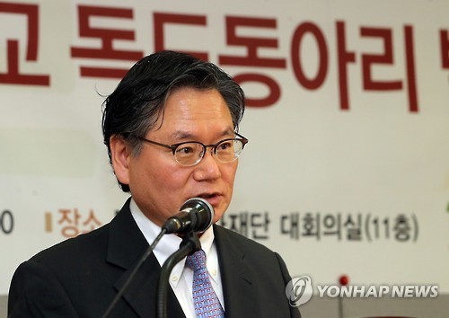 김호섭 동북아역사재단 이사장. [연합뉴스 자료사진]