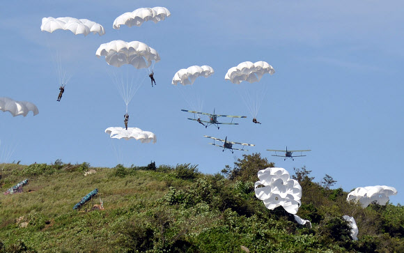 백령도?대연평도 점령 가상훈련하는 북한군