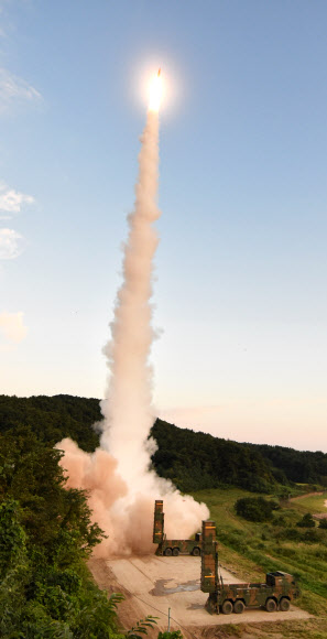 북한응징 현무발사 훈련