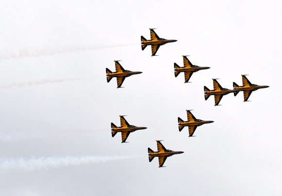 제4회 항공레저스포츠제전, 블랙이글스의 에어쇼