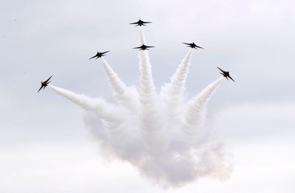 제4회 항공레저스포츠제전, 블랙이글스의 에어쇼