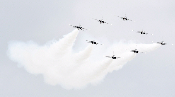 제4회 항공레저스포츠제전, 블랙이글스의 에어쇼