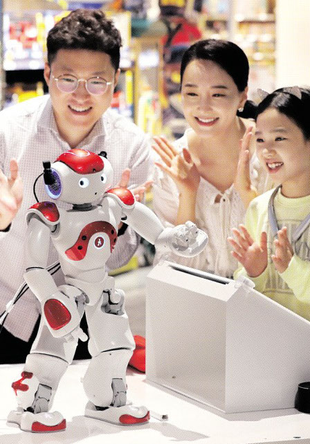 쇼핑도우미 AI로봇 ‘띵구’ 첫선