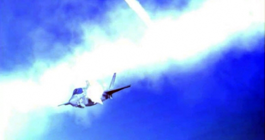 北매체, B-1Bㆍ핵항모 칼빈슨 타격 합성사진 공개