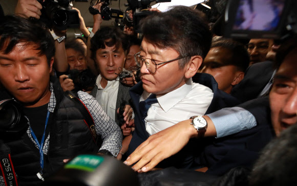 고대영 사장의 거친 국감 출석길