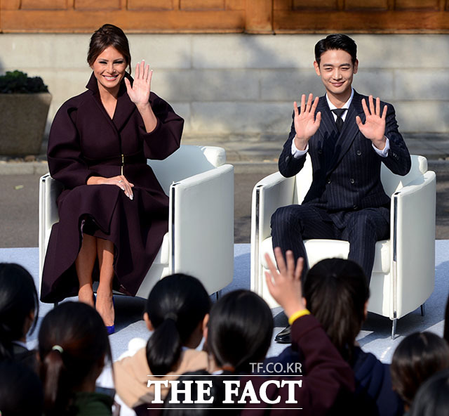 멜라니아 트럼프, 샤이니 민호