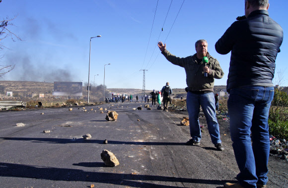 화약고로 변한 팔레스타인 서안 시위 현장