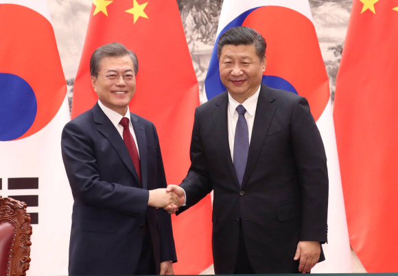 문재인 대통령 시진핑 국가 주석