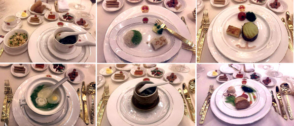 국빈 만찬에 나온 메뉴는?