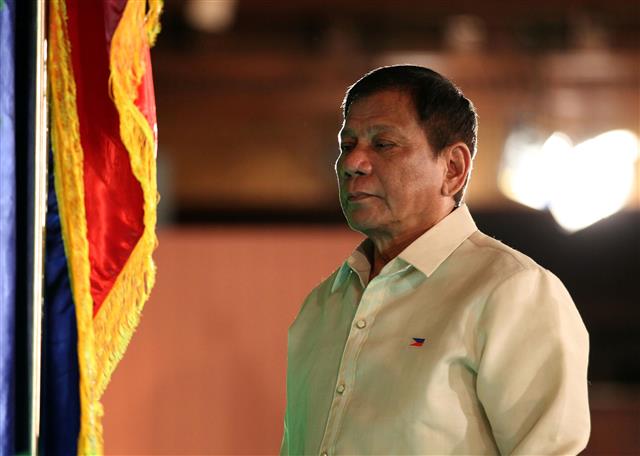 로드리고 두테르테 필리핀 대통령. AFP 연합뉴스