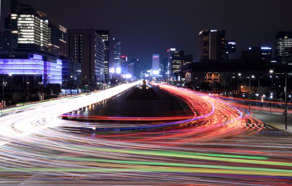 촛불집회가 열린 광화문 광장. 2017.12.15 pado@seoul.co.kr