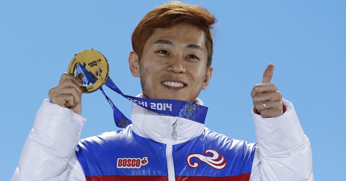 2014 소치 동계올림픽에서 금메달을 딴 빅토르 안(한국명 안현수)  AP 연합뉴스