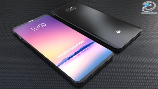 삼성전자의 차기 프리미엄 스마트폰 ‘갤럭시S9’과 LG전자의 ‘G7’(가칭)의 출시가 임박하자, 해외 유명 IT 블로거 등이 이들 제품의 추정 이미지를 쏟아내고 있다. LG전자의 새 제품 추정 이미지. 테크콘피그레이션 유튜브