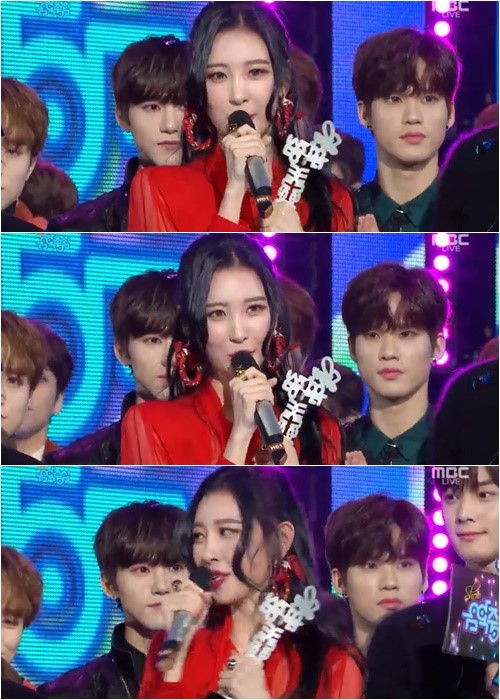 ‘음악중심’ 선미 2관왕  