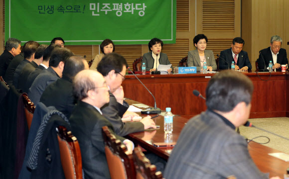 민주평화당 창준위, 중앙운영위 회의