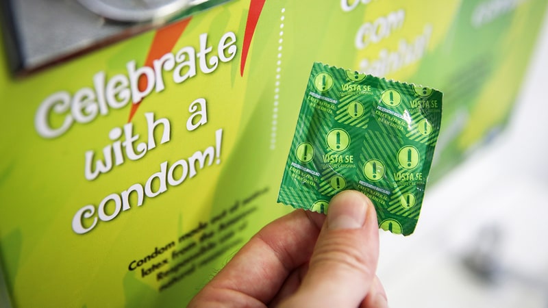 지난 2016년 리우자네이루올림픽 당시 배포됐던 무료 콘돔. [서울신문DB]