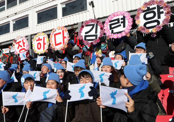 [올림픽] 북한 응원하는 남한