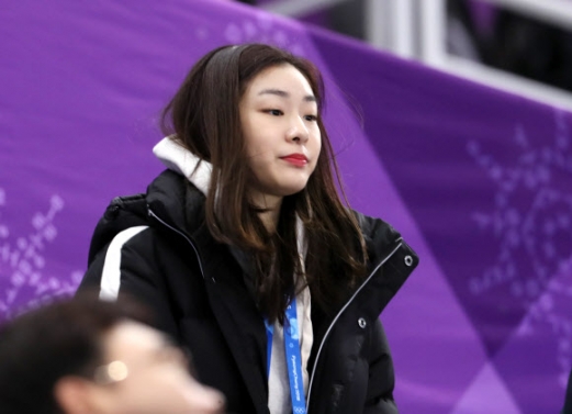 [올림픽] 경기 관람하는 김연아