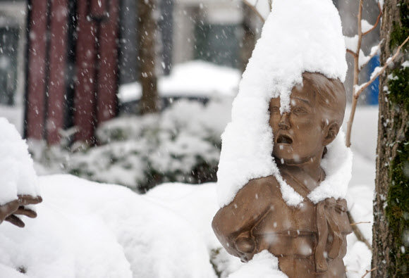 3월 폭설의 무게