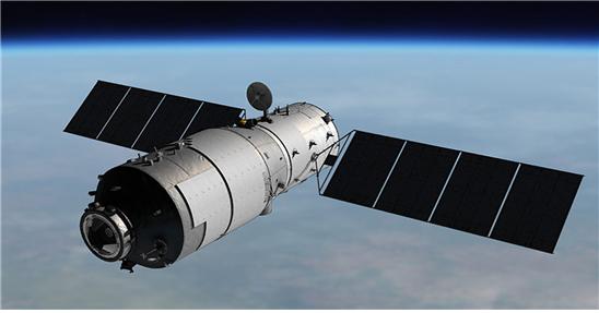 주말께 지구에 떨어질 것으로 예상되는 중국 첫 우주정거장 톈궁 1호 중국국가항천국(CNSA) 제공