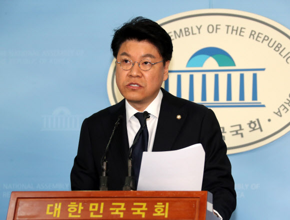 장제원 자유한국당 수석대변인.  연합뉴스