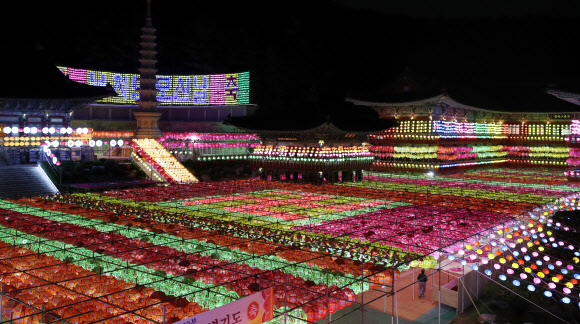 불 밝힌 5만개 연등